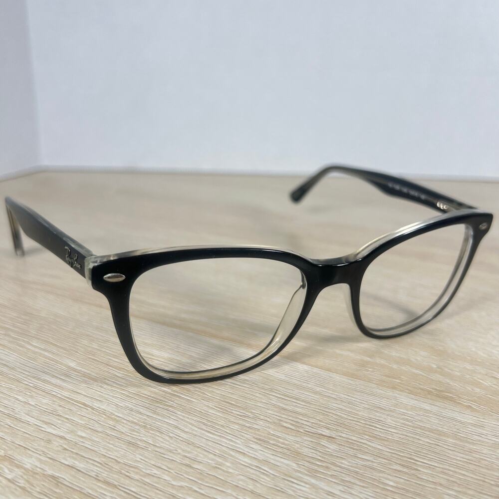 Ray-Ban RB5285 2034 Square Eyeglasses PARTS ONLY Black Clear 53-19-145